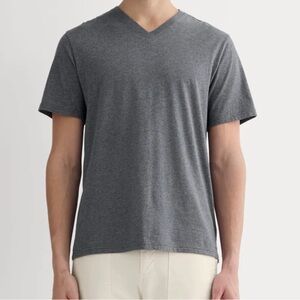 Everlane Men's Grey Organic Cotton Short Sleeve Tee